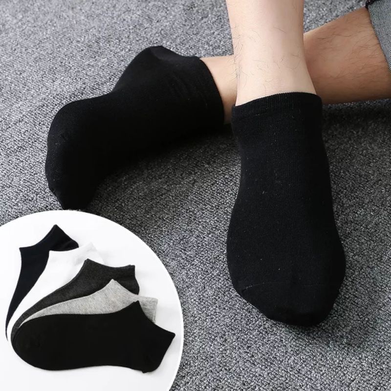 (top Eangkle) kaos kaki pendek mata kaki/kaos kaki hidden socks mata kaki pria wanita