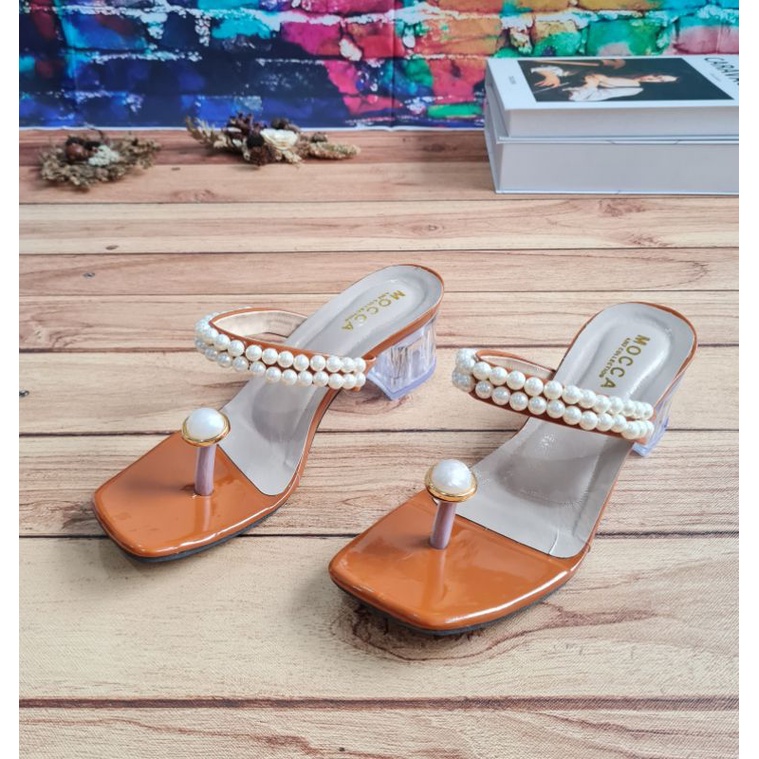 ABBUSHOES  Ri 08 hak kaca mutiara zarima 5cm