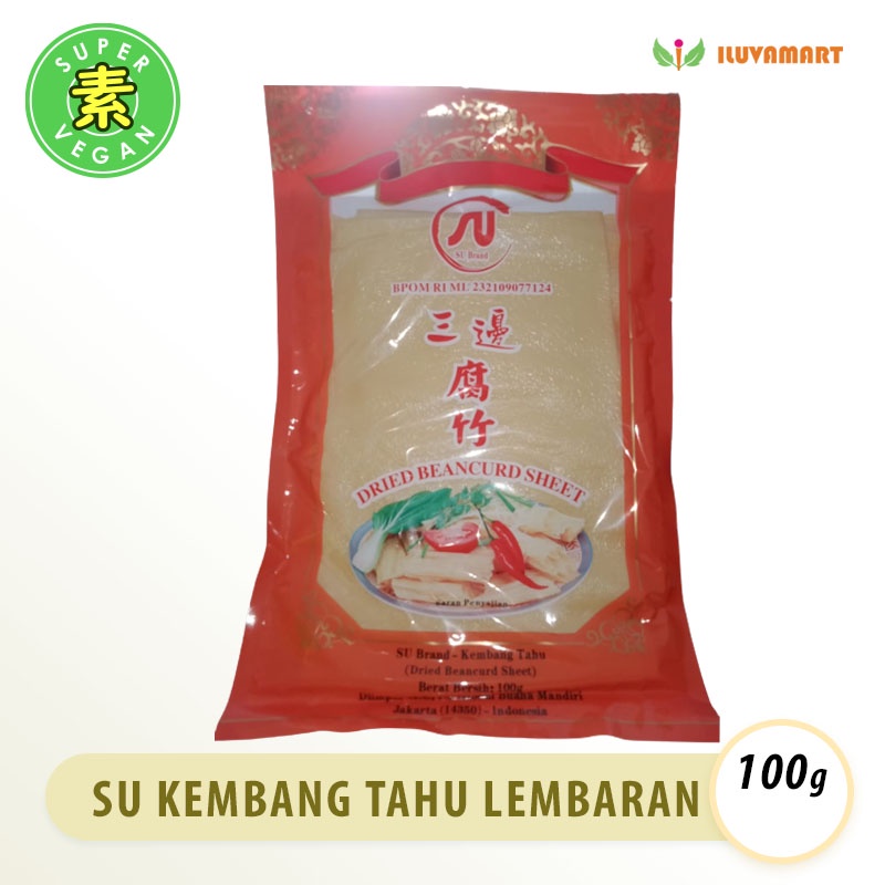 

SU BRAND DRIED BEANCURD SHEET 100gr Kulit Kembang Tahu Lembaran