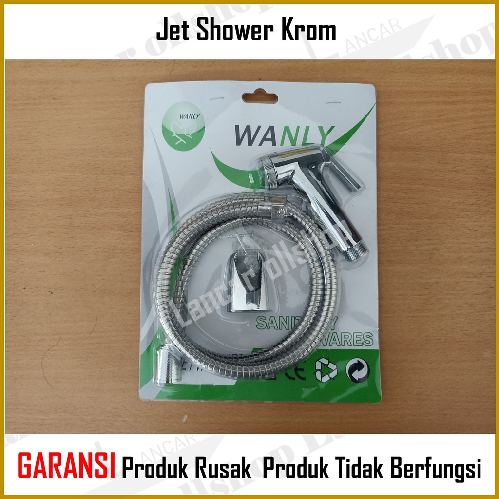 Jet Shower Chrome / Jet Shower Kloset Toilet / Closet Washer / Semprotan WC Duduk Kamar Mandi