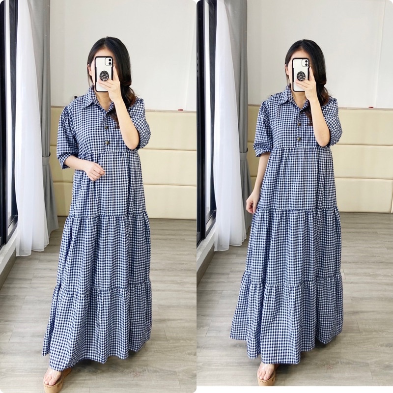 real pic maxi busui friendly / maxi fashion wanita / maxi kotak