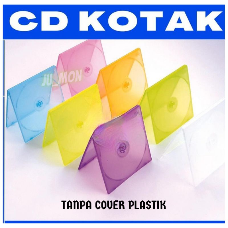 Kotak CD/ Wadah CD/ CD Case Segiempat Topla