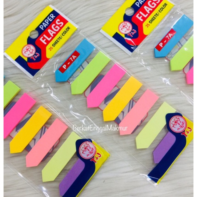 

Sticky Note / Memo Stick it kertas / Paper Flags TJ P-77 7A 4,5x1 cm