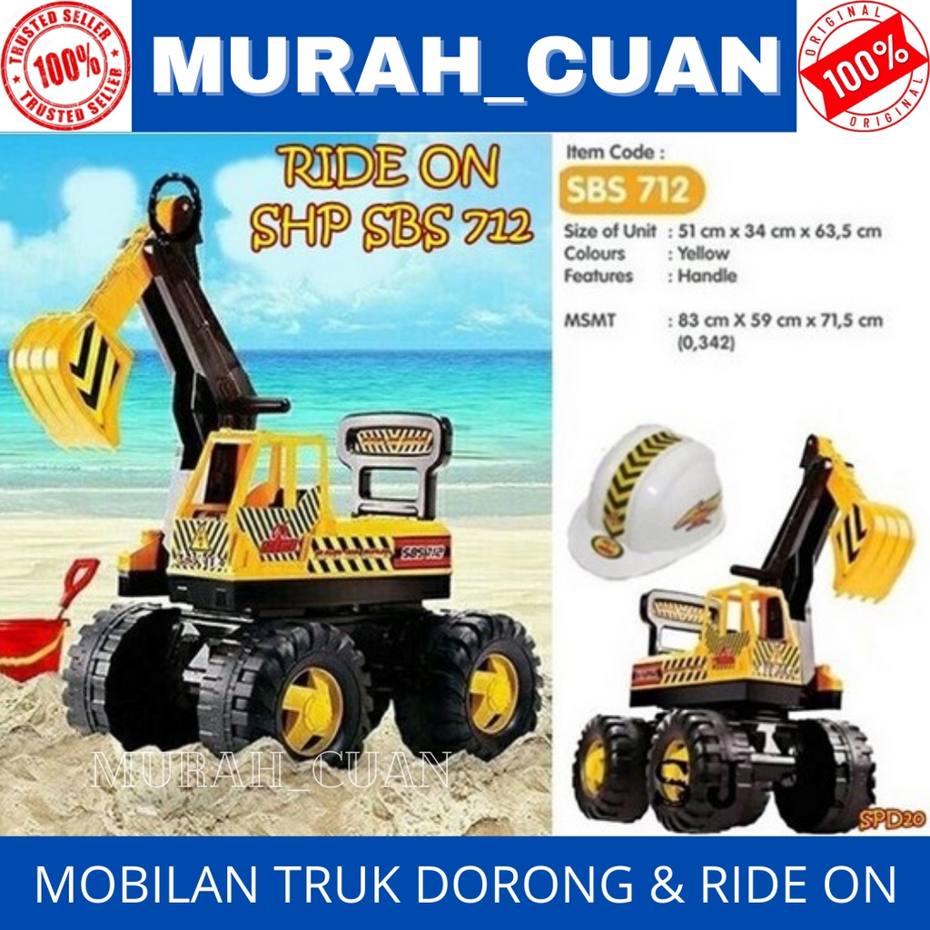 MAINAN TRUK SHP TOYS DINO 650 / MAINAN TRUCK SHP TOYMAINAN TRUK EXCAVATOR BEKO RIDE ON SHP TOYS SBS 