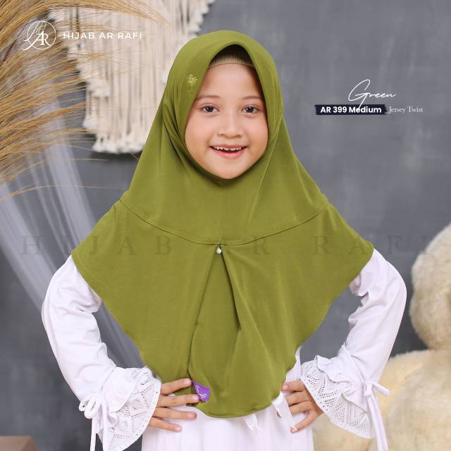 Jilbab Anak Terbaru AR 399 MEDIUM HIJAB ANAK Hijab arrafi kids