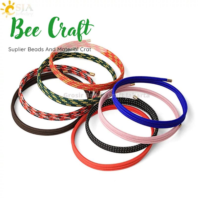 Gelang Magnet Beaded Rope Bahan Gelang Kalung Emas Huruf