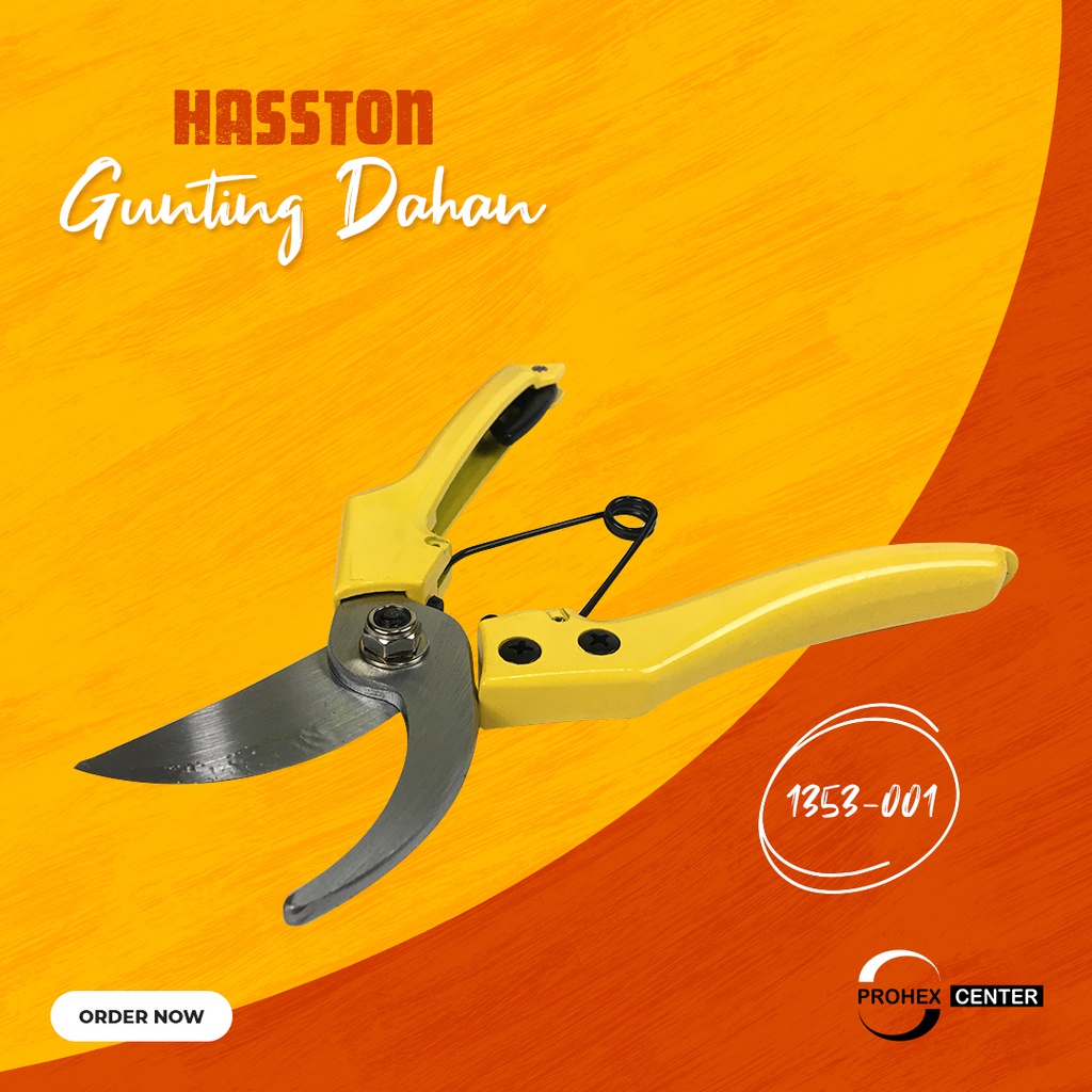 HASSTON PROHEX Gunting Bunga 8&quot; (1353-001)