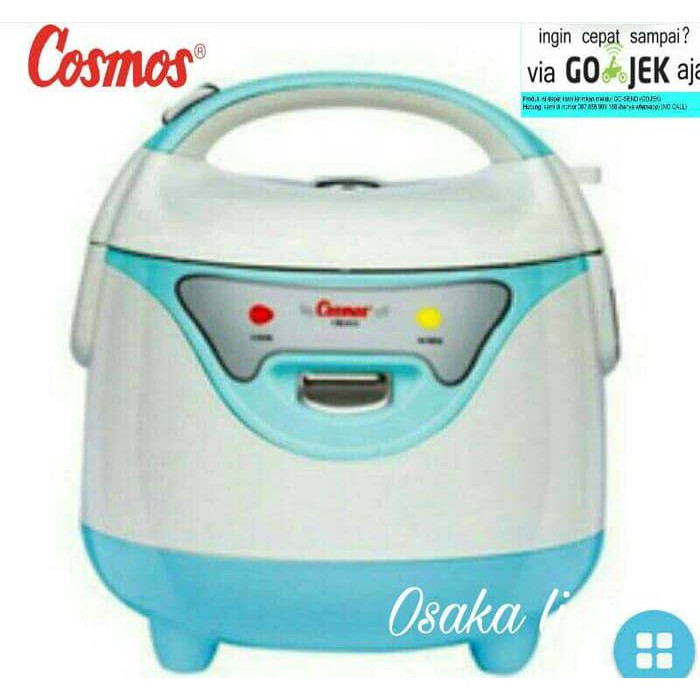 Cosmos Rice Cooker Mini Crj-6612(0,8Lt)Panci Harmond Anti Gores Top Quality