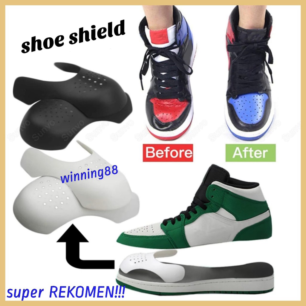 SEPASANG SHOE SHIELD ANTI SNEAKERS TERTEKUK PELINDUNG SEPATU SNEAKERS AKSESORIS SEPATU SNEAKERS INSOLE SEPATU PRIA