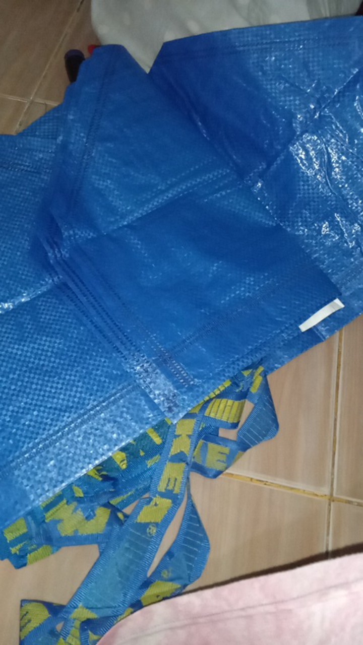 Kantong Belanja Besar Warna Biru - Jm