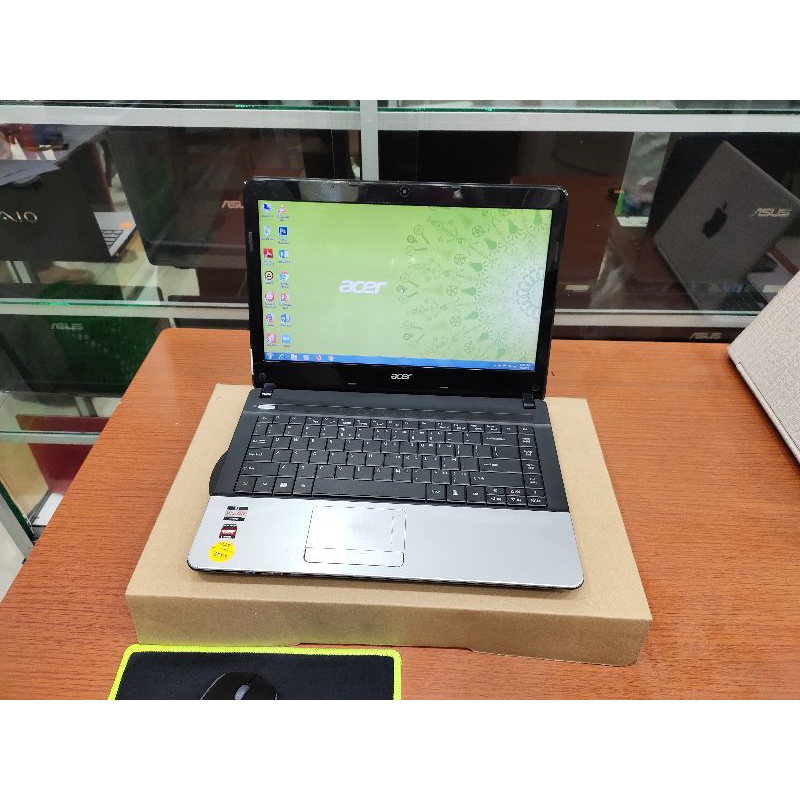 Laptop second Acer E1-421 Hardisk 320GB Ram 2GB bagus no minus