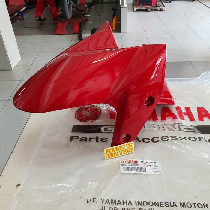 SPAKBOR DEPAN NMAX, N-MAX MERAH METALLIC ASLI YAMAHA