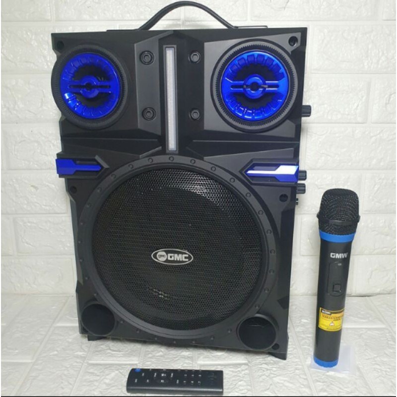 COD SPEAKER BLUETOOTH X-BASS 8 INCH GMC 897R PLUS MIC KARAOKE WIRELESS//SPEAKER SALON AKTIF X-BASS//SPEAKER WIRELESS//SPAEKER KARAOKE GMC 897R