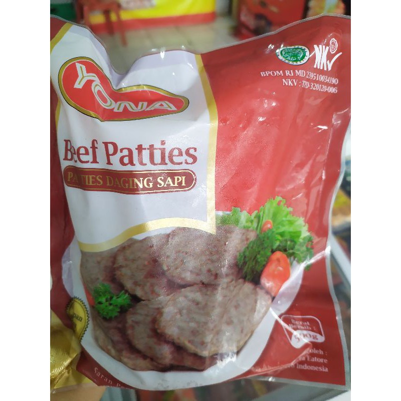 

Yona beef patties