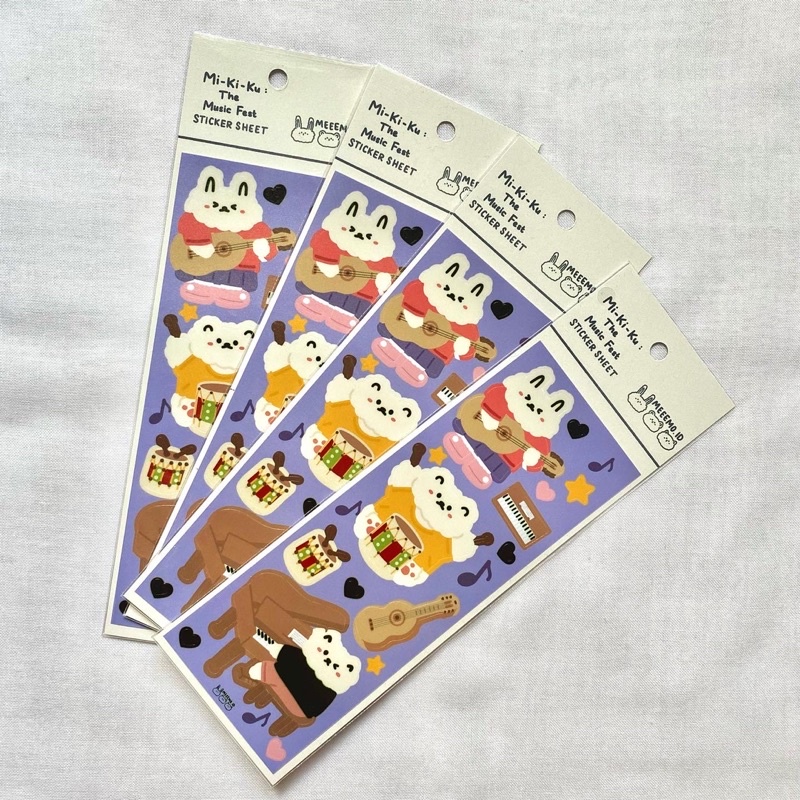 

Mikiku : The Music Fest Sticker Sheet