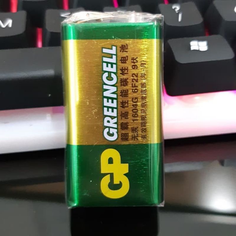 Baterai Battery Greencell GP 9V / Baterai Kotak 9V