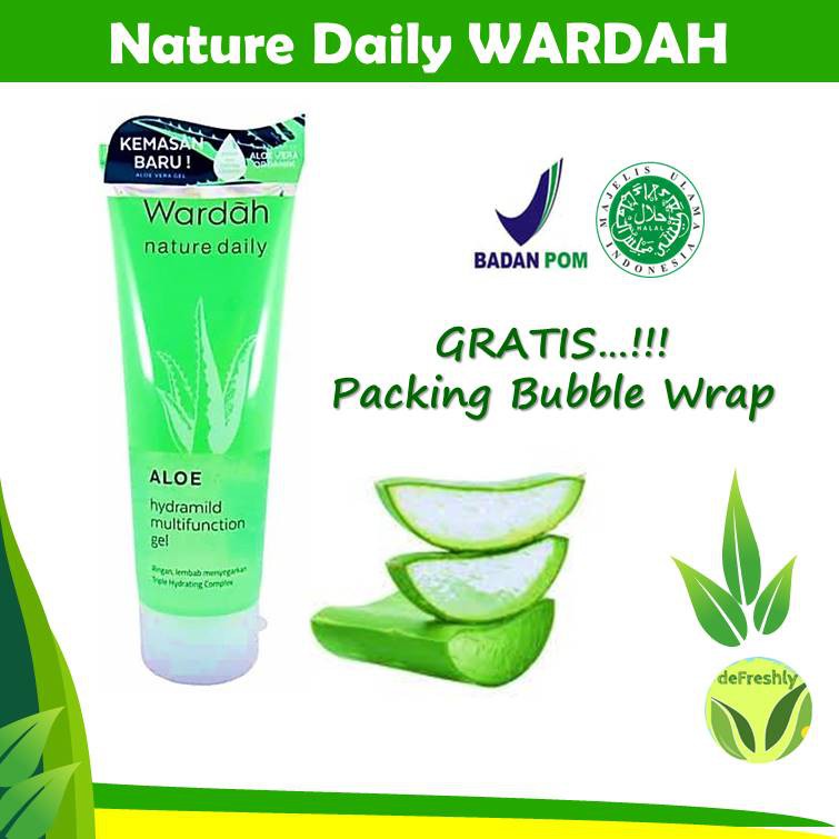 WARDAH Aloe Hydramild Series | Multifunction Gel | Face Wash | Moisturizer Cream | Serum | Hand Gel