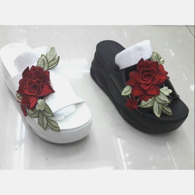 SENDAL WEDGES WANITA IMPORT SENDAL FLAT WEDGES WANITA IMPORT KOREA