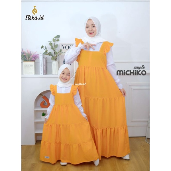 Couple baju muslim ibu dan anak. Michiko dress