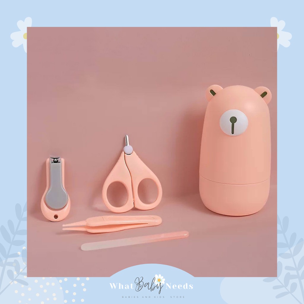 Gunting Kuku Bayi Set / Safety Nail Clipper Baby set Bear