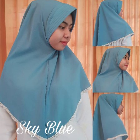 sabil hijab Simpel pat renda/Diamond