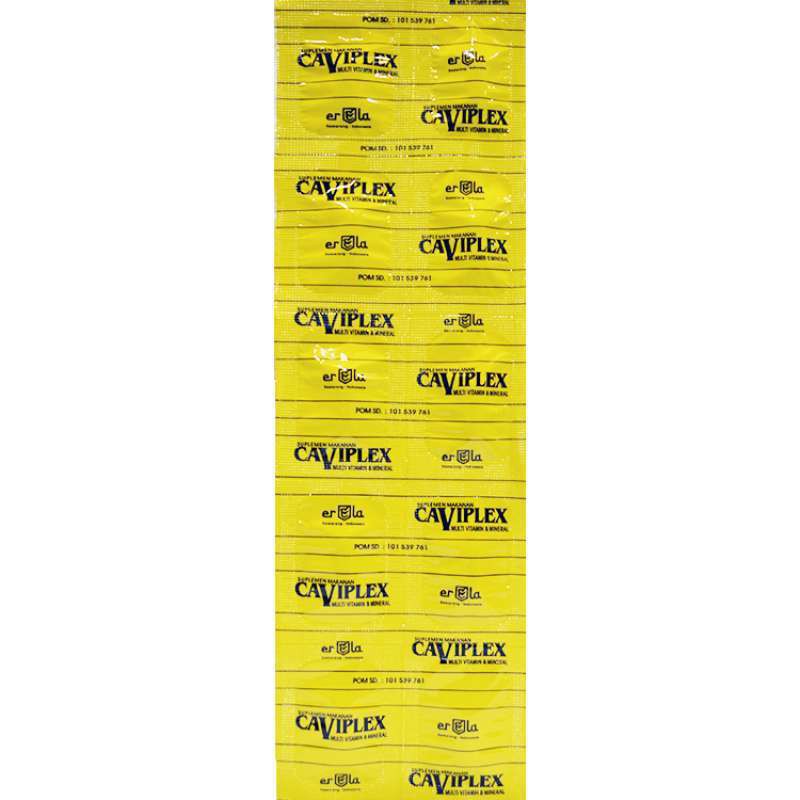 Caviplex Multivitamin Strip Isi 10 Tablet