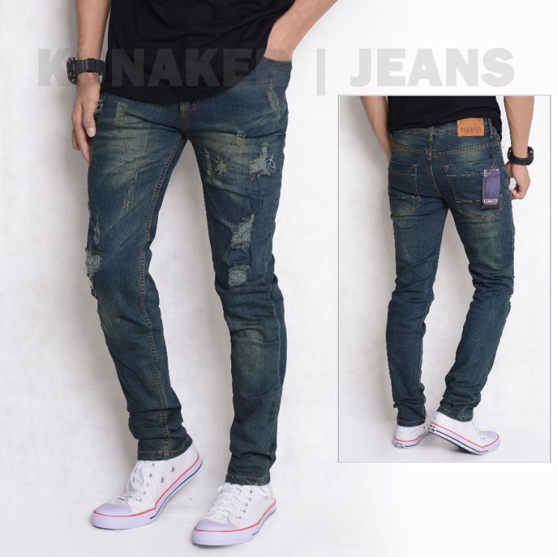 celana jeans ripped Matt sofjeans denim pria / jeans denim pria / jeans ripped premium kunaker