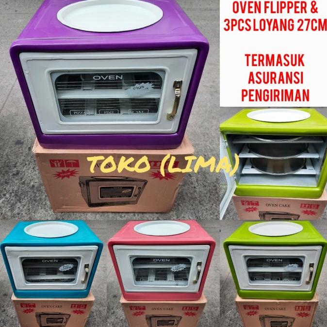 Oven tangkring / Oven Kompor Flipper Warna Hijau