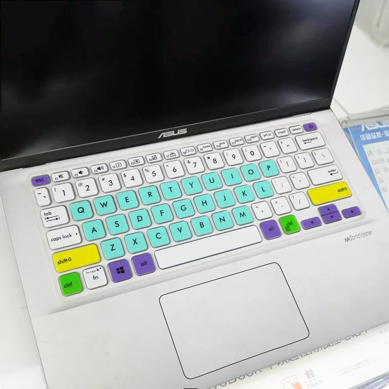 Keyboard Protector Cover Laptop Asus VivoBook 14 A416 A416J A416JA A416JF A416JP A416M A416MA A416JAO A416JPO A416MAO Silikon warna gradasi