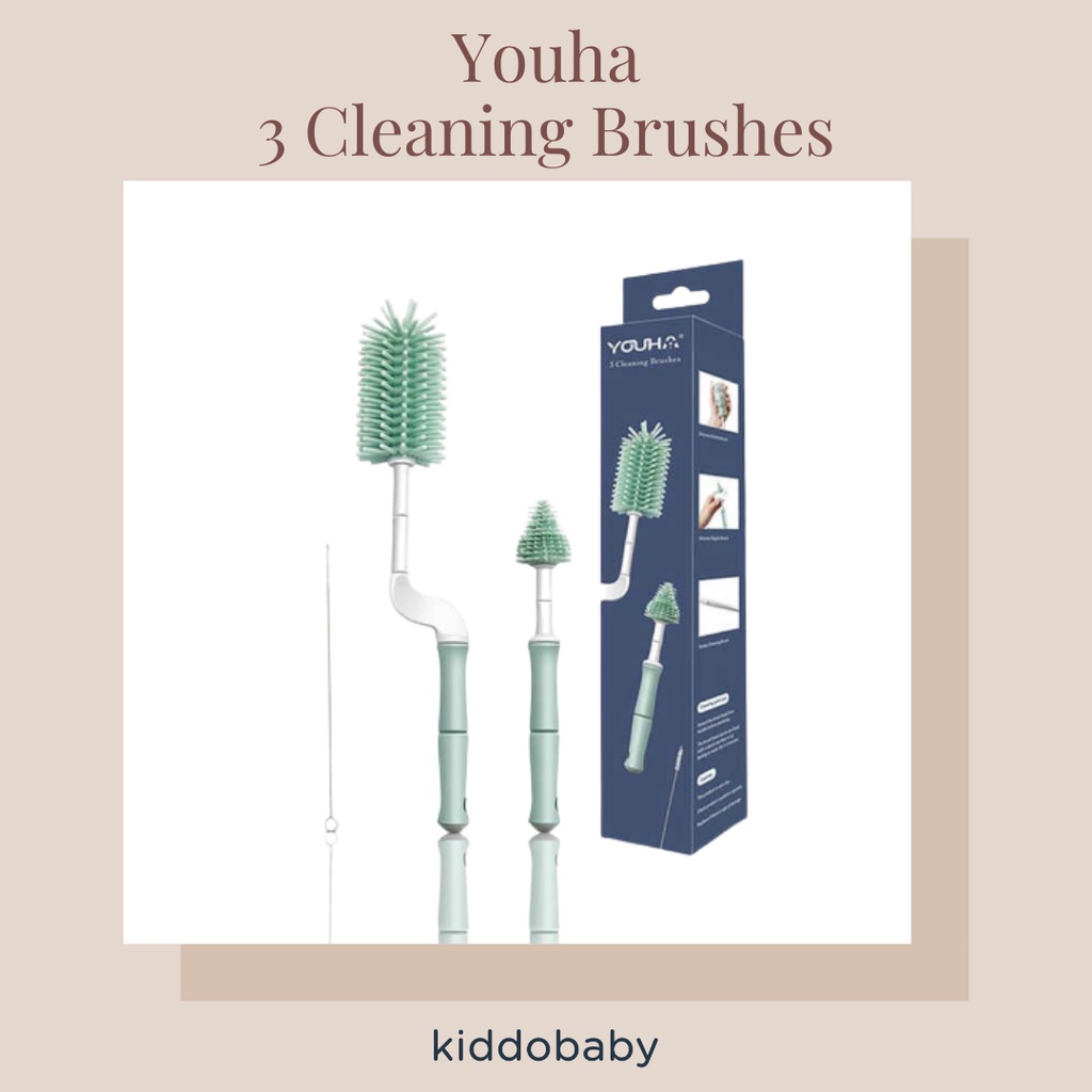 Youha 3 Cleaning Brushes | Sikat Botol Susu