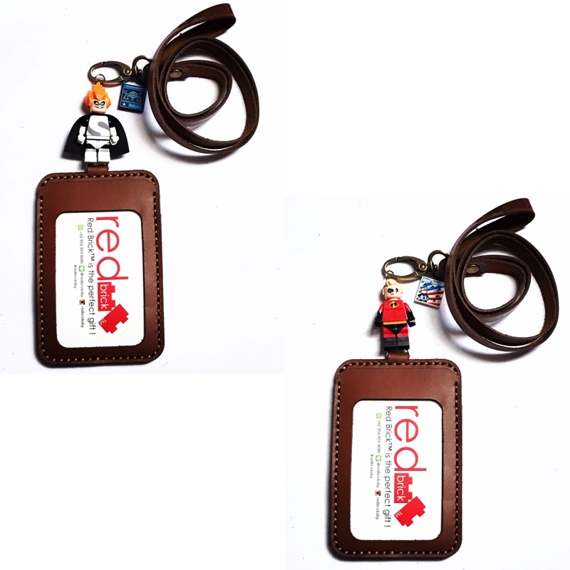

LEGO Mr. Incredible / Syndrome Name Tag Genuine Leather