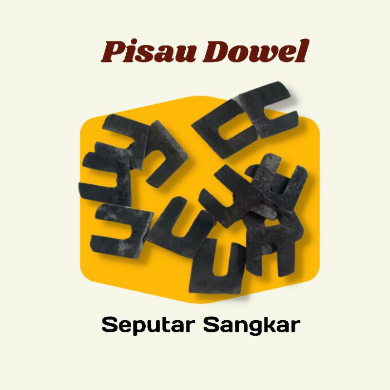 Mata pisau mesin dowel semi manual