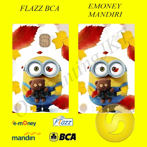 CUSTOM KARTU FLAZZ BCA GENERASI 2 ATAU EMONEY/SALDO 0 -MINIBABANANA EDITION