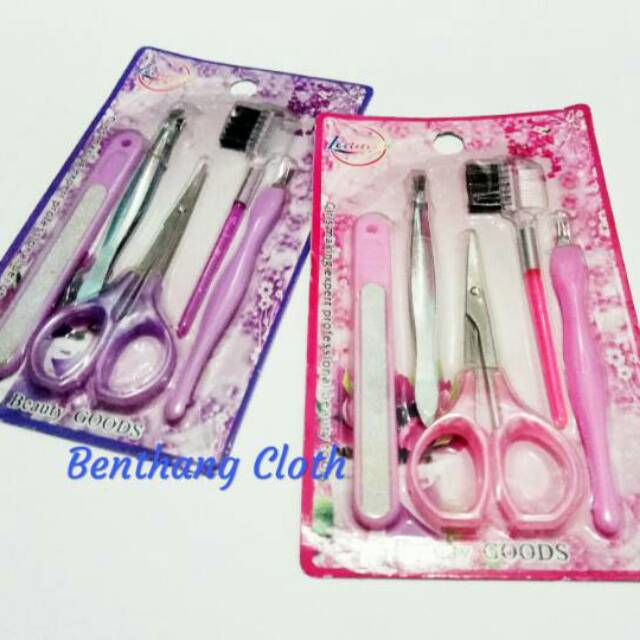 MANICURE PEDICURE SET 5 In 1 - Set Manicure Pedicure Beauty Tools 5in1 Liangli