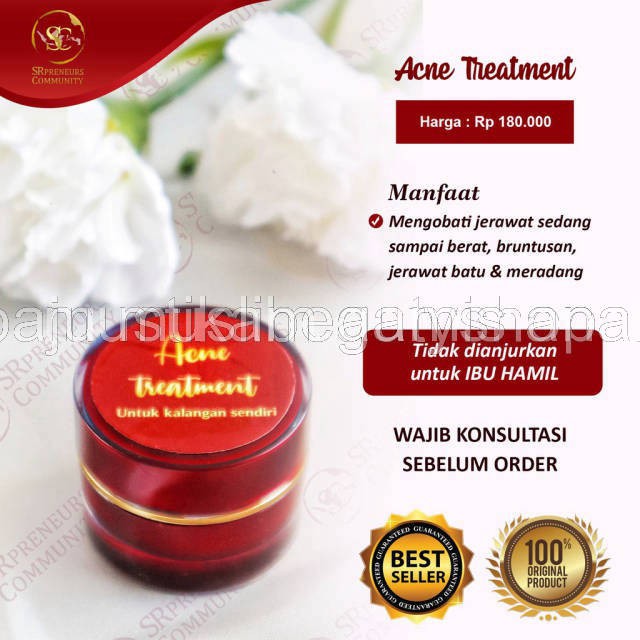 SR 12 KRIM JERAWAT ACNE  TOTOL - ACNE SERUM -ACNE MOISH- Toner acne  SR12 BPOM AMAN / MENGEMPESKAN JERAWAT / CREAM TUMPAS JERAWAT / PERAWATAN JERAWAT