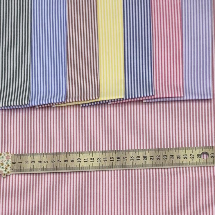 Kain Katun Yarndyed Motif Garis Stripe /Kain Salur Lebar 150cm Kain Katun Jepang Tokai Senko Salur K