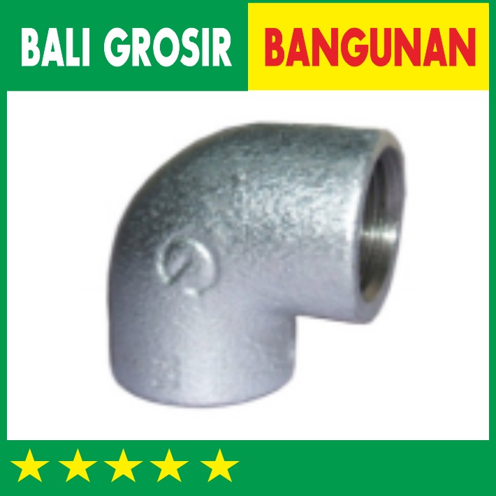 ELBOW L KNEE KENI DRAT DALAM PIPA GALVANIS GALUNGGUNG BRAND