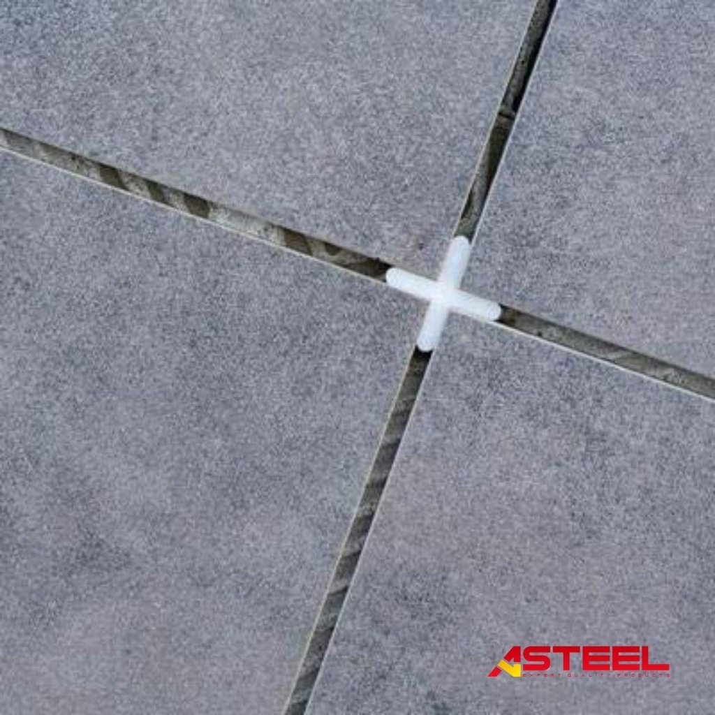 ASTEEL Spacer 1.5MM / Tile Spacer / T Cross / Spacer Keramik / Spacer Granit / Nat Keramik / Nat Granit / Spacer Nat Keramik / Spacer Nat Granit / Alat Perata Keramik / Tile Leveling Keramik / Alat Nat Keramik / Perapi Perata Nat Keramik 1.5 mm