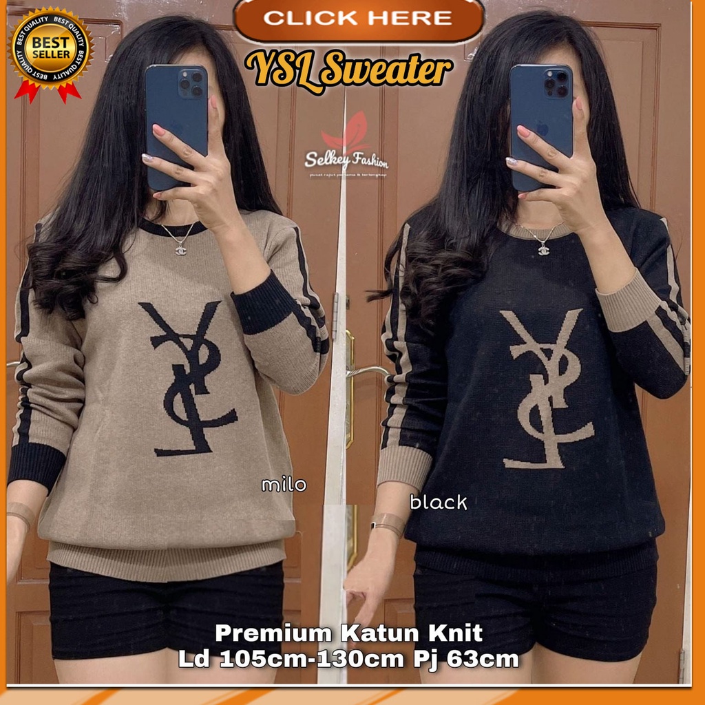 KAOS RAJUT TERBARU ATASAN KAOS RAJUT IMPORT WANITA REMAJA LENGAN PANJANG KEKINIAN CANTIK PREMIUM TER