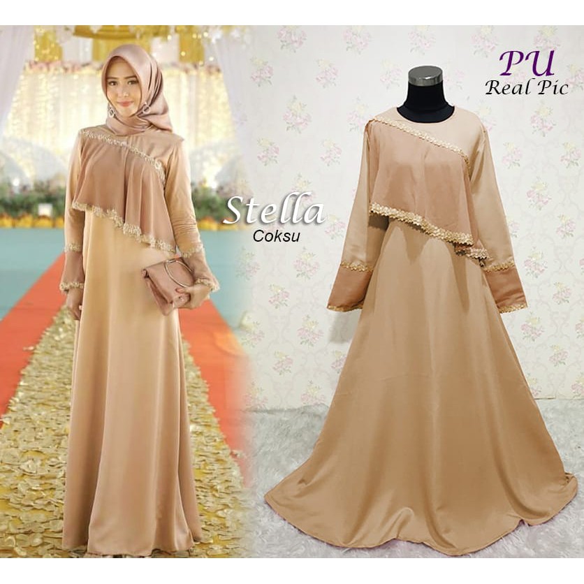 HOPYLOVY - Gamis Wanita Stella Maxi 3594