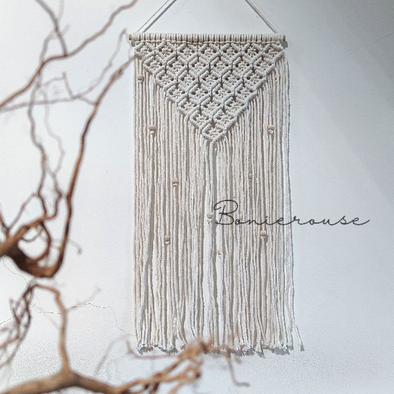 Macrame wall hanging/ Hiasan Dinding minimalis aesthetic