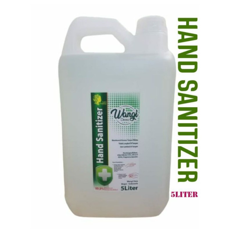 HAND SANITIZER CAIR BENING  WANGI DESA 5 LITER