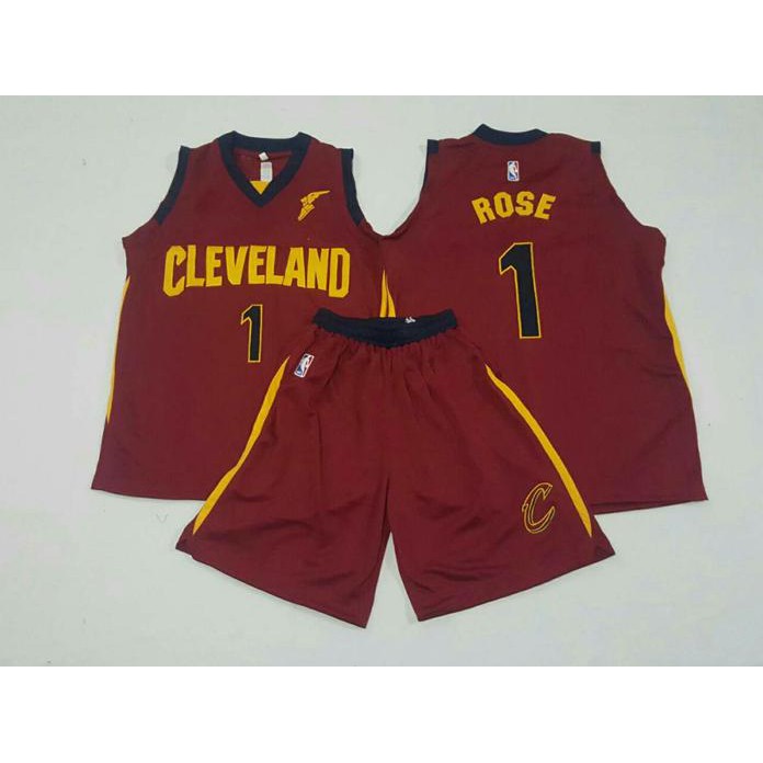 Jersey Basket Nba Cleveland Cavaliers Derrick Rose Merah