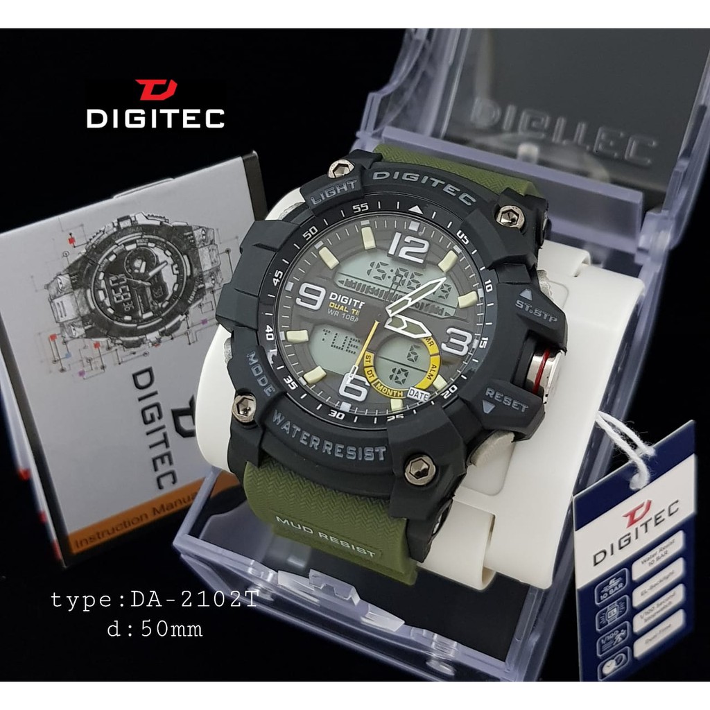 termurah Digitec doubletime DA-2102T original d:50mm include box