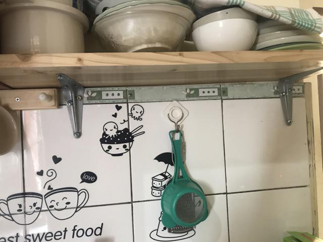 Papan Custom Rak Dinding 55x18cm