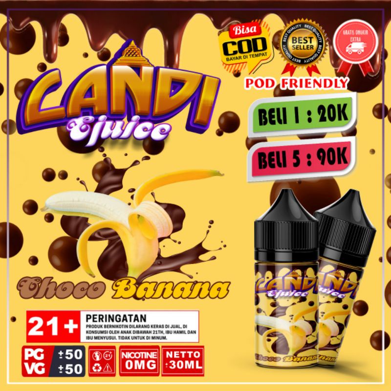 CHOCO BANANA BUKAN STIKER LIQUIIDSS P00DS SYSTEM