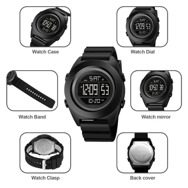 Jam Skmei 1867 original free gift box