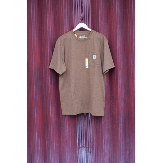 CARHARTT POCKET TEE/BROWN