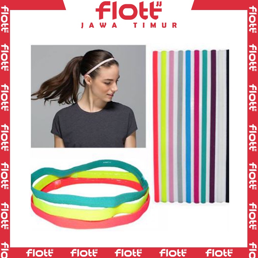 Mini Hairband Sport / Headband Olahraga / Bando Olahraga / Ikat Kepala Olahraga