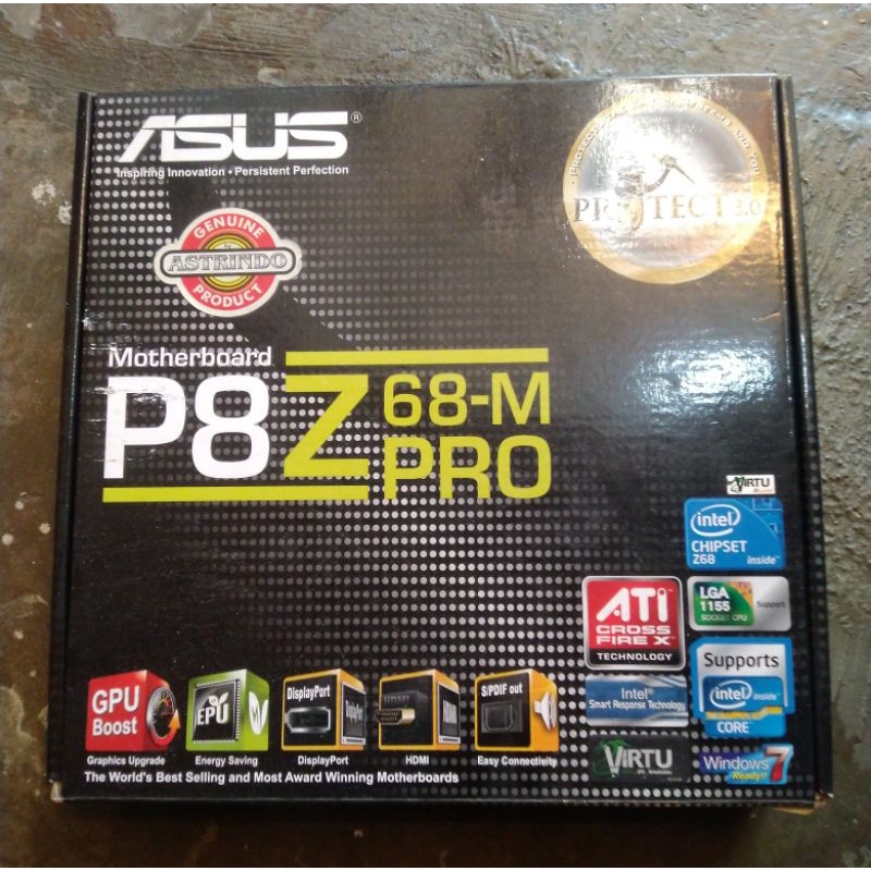 Motherboard Asus P8Z68 M Pro Socket LGA 1155 DDR3
